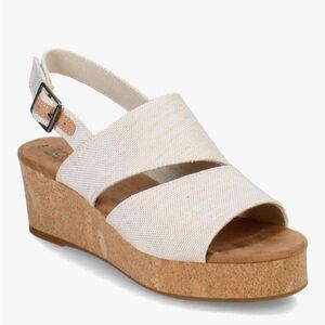 Toms womens Claudine Wedge Sandal